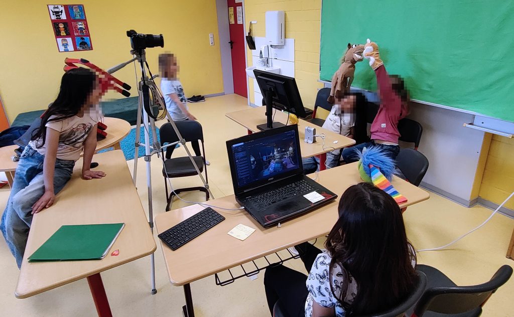 Wie die Handpuppentheater AG stattfindet
